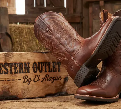 Discount cowboy boots with square toe and wide width styles available at Lexington KY western outlet